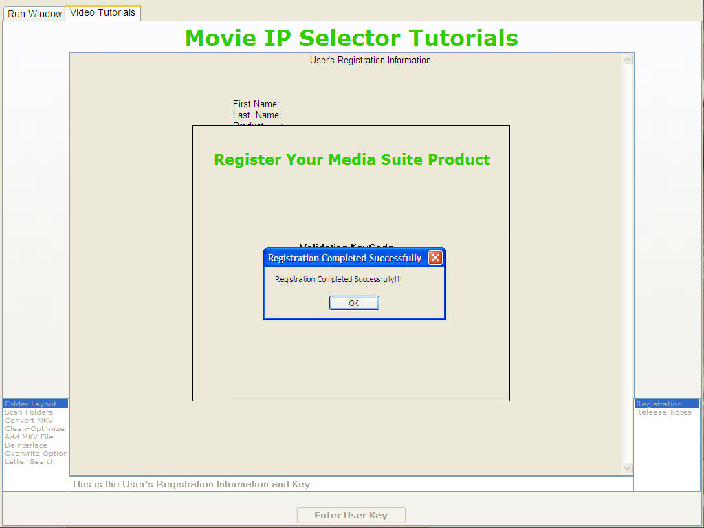 Valid Key Code