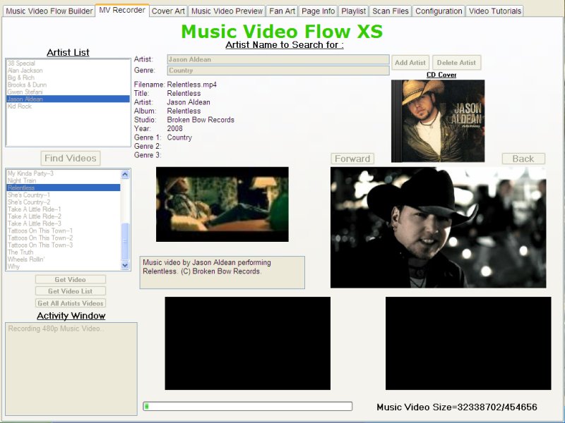 Music Video Flow Video Recorder