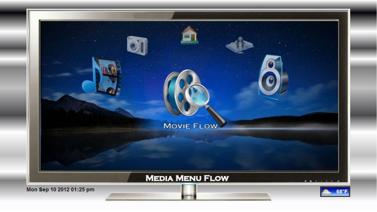 Media-Menu-Flow Real Wheel
