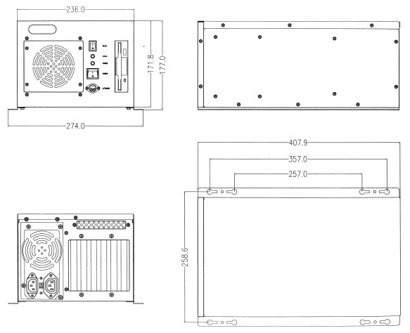 ind-670f mounting dimension