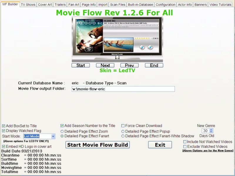 main screen